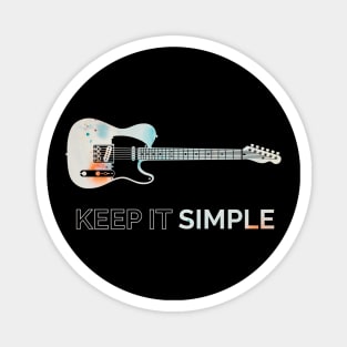 Keep It Simple T-Style Electric Guitar Texture Magnet